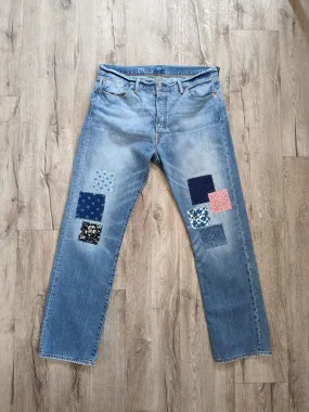 #25 Patched Vintage Jeans 36"