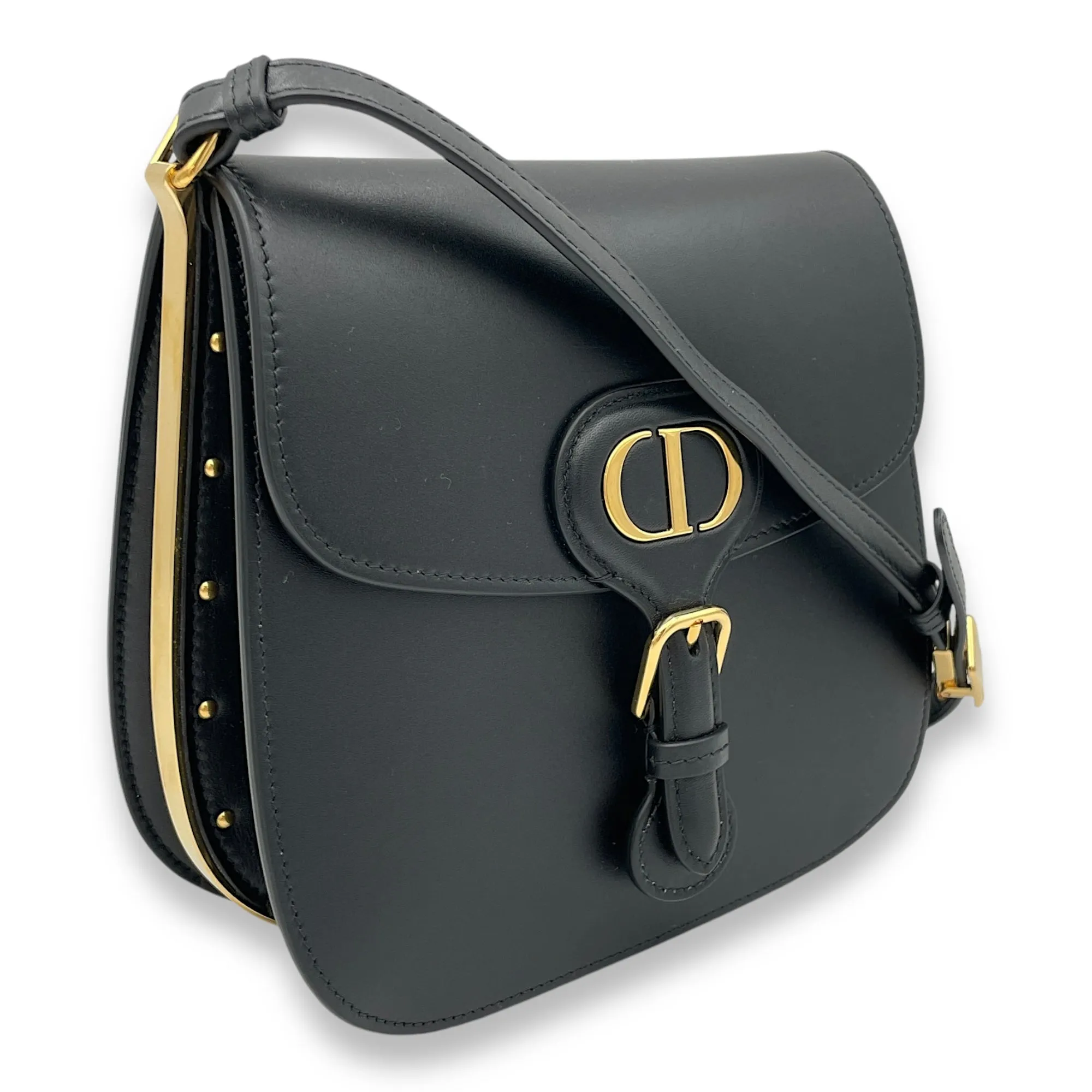 Bobby Frame Bag Crossbody bag in Calfskin, Gold Hardware