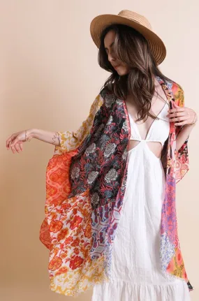 Boho Patchwork Kimono