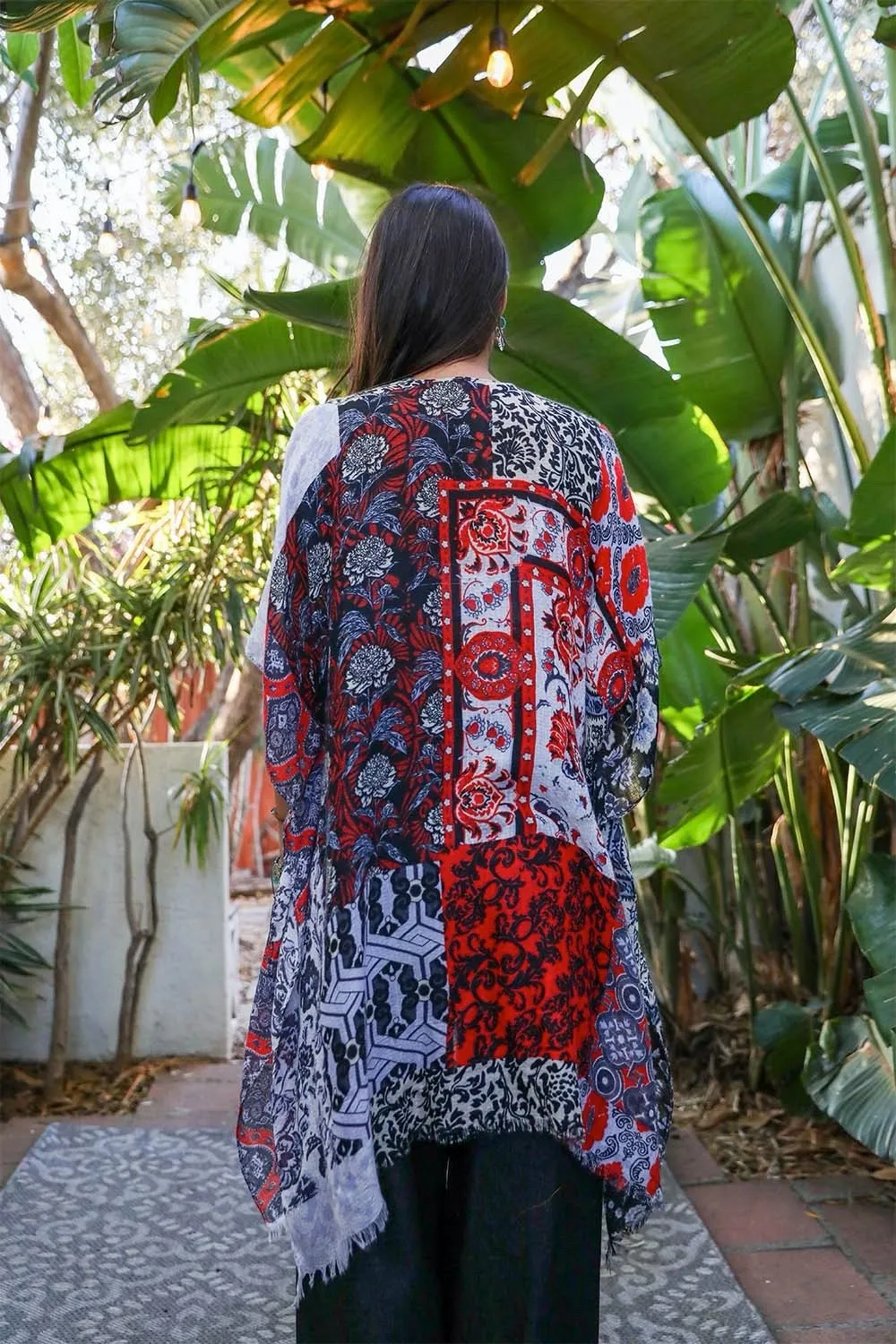 Boho Patchwork Kimono