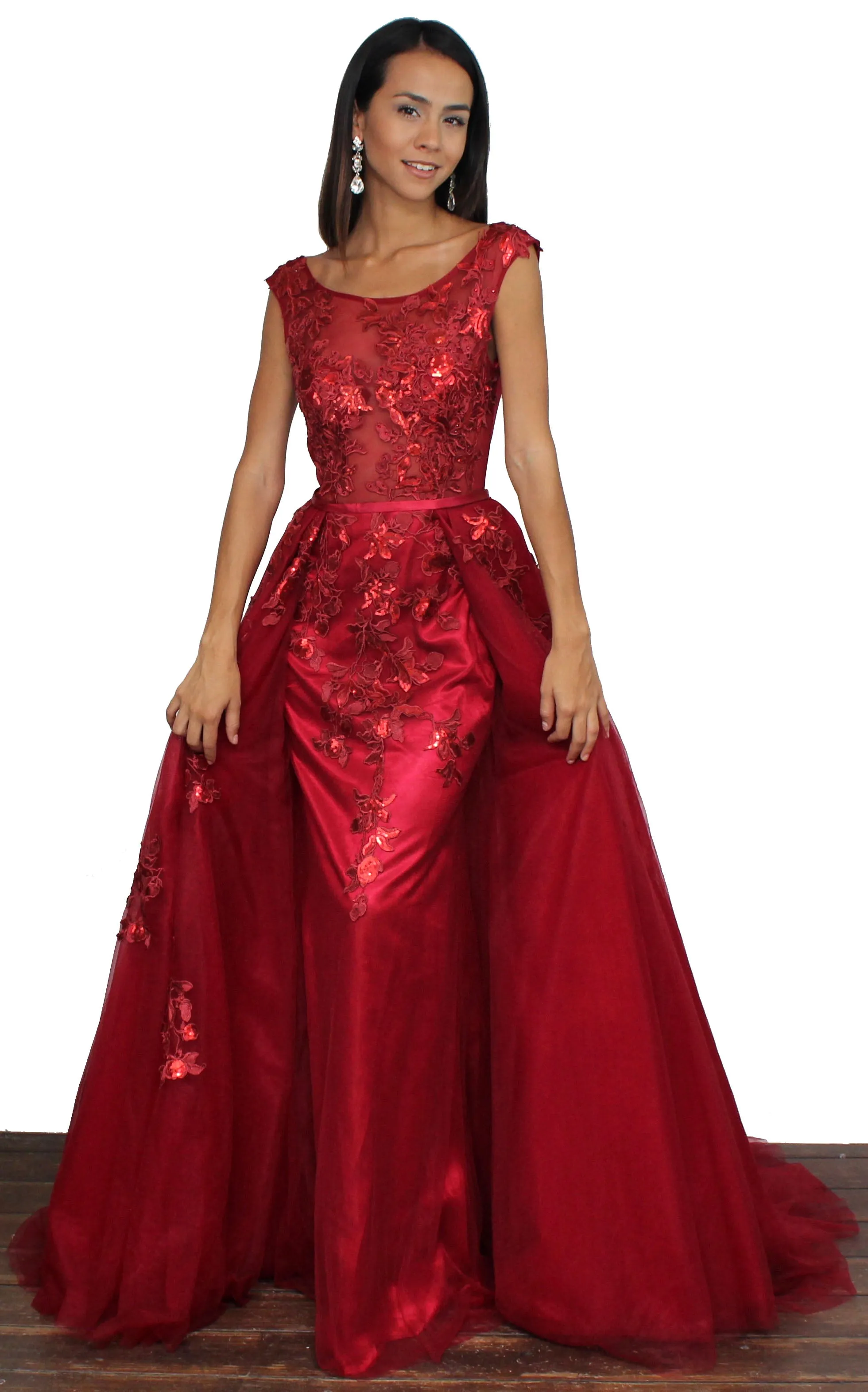 Divine Destiny Wine Formal Gown