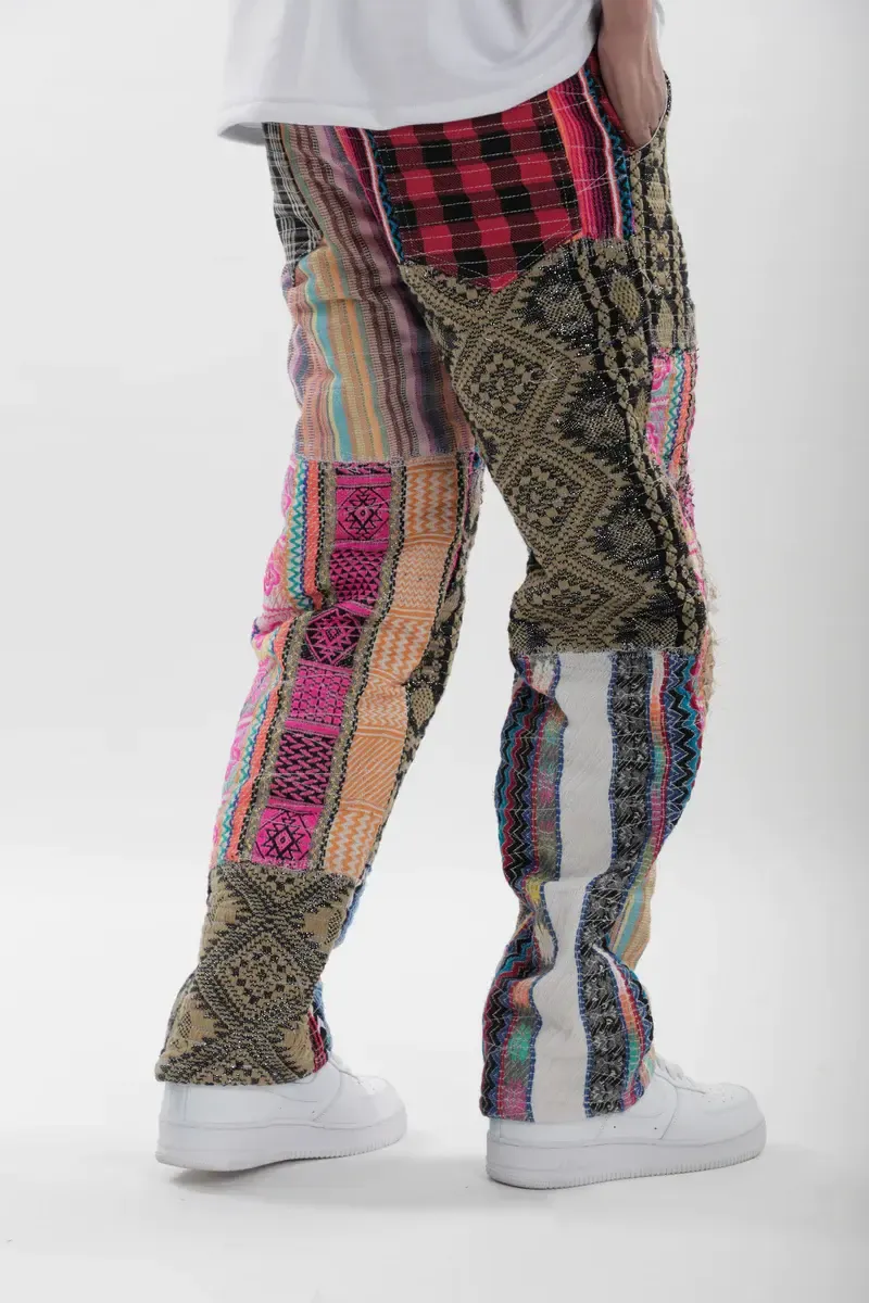 Ethnic Patchwork Jeans