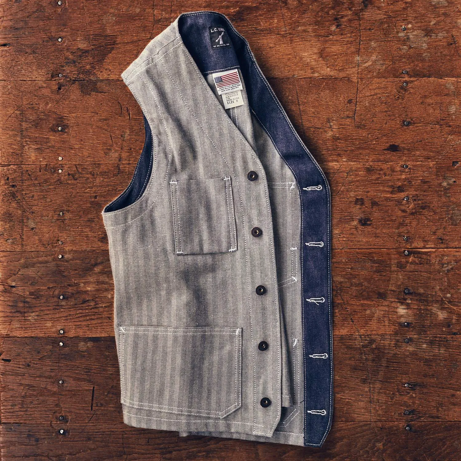 Fisher Stripe Shelby Utility Vest