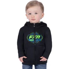 FXR Toddler Race Division Tech Zip Hoodie Black/Lime