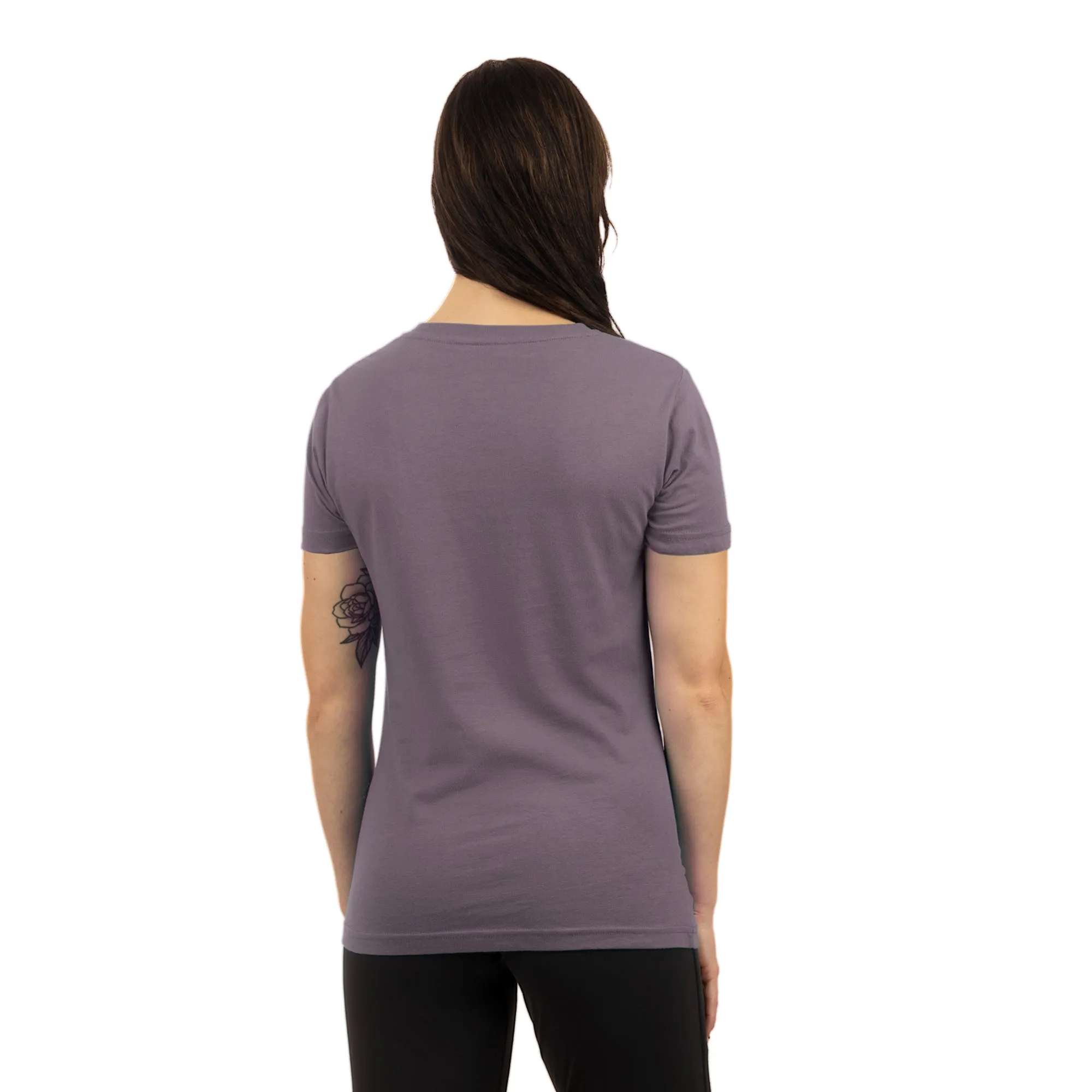 FXR Womens Podium Premium T-Shirt Muted Grape/Black Purple