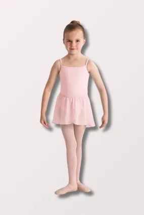 Girls Barre Stretch Waist Ballet Skirt - Light Pink