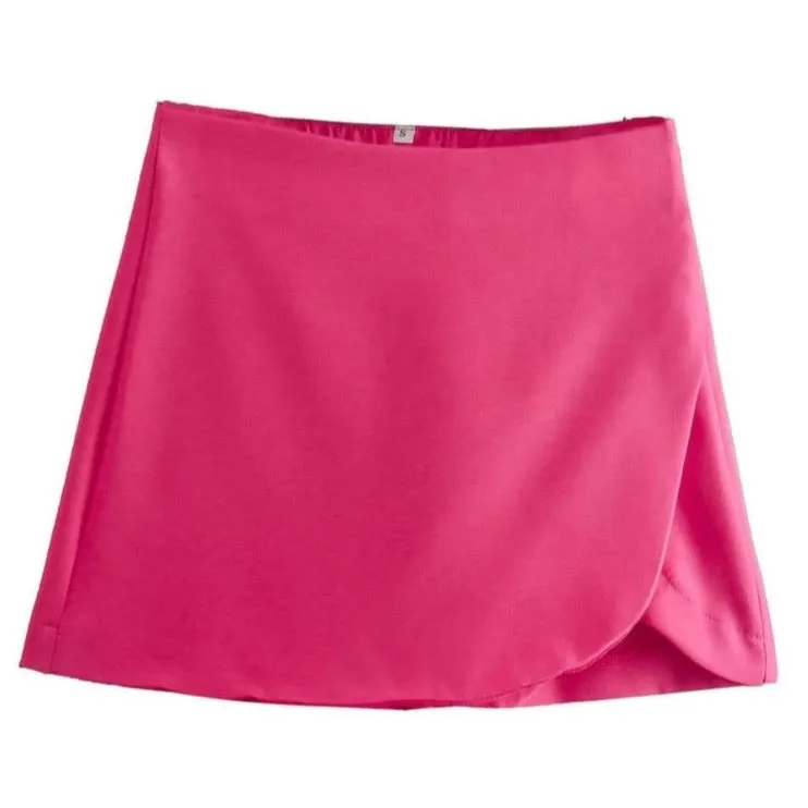 Heri Solid Colors Wrap Front Shorts - 5 Colors