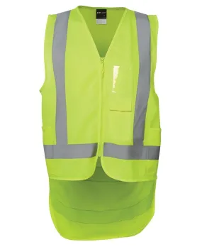 Hi Vis Zip Drop Tail H Pattern (D N) Vest