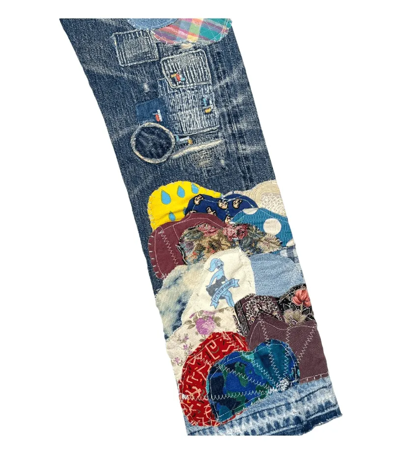 Kapital Multi Patchwork OG Jeans Indigo Pre-Owned