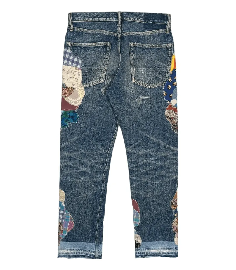 Kapital Multi Patchwork OG Jeans Indigo Pre-Owned