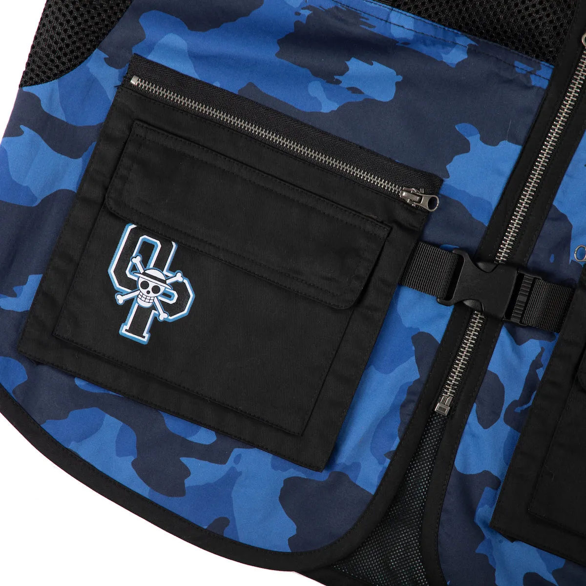 Luffy Blue Camo Utility Vest