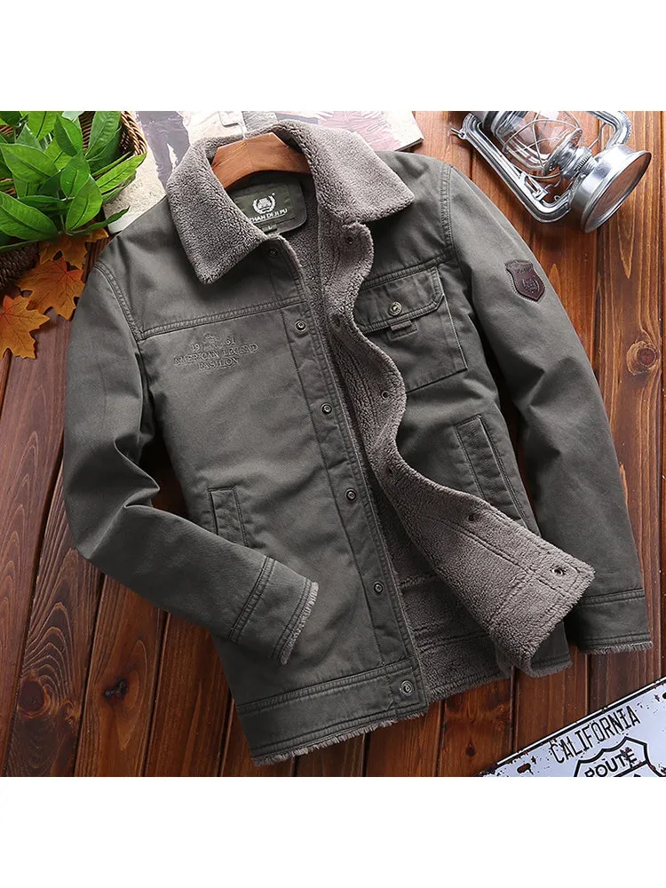 Men'S Cotton Jacket Men'S The Battlefield Military Cotton Clothing