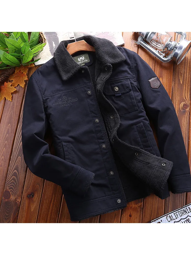 Men'S Cotton Jacket Men'S The Battlefield Military Cotton Clothing