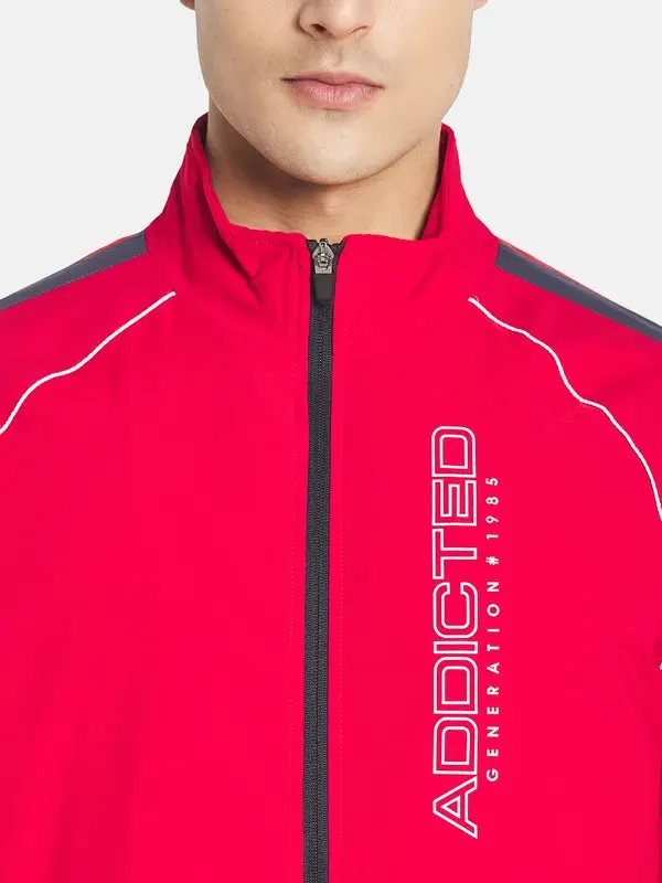 Mettle Men Red Crop Sporty Jacket