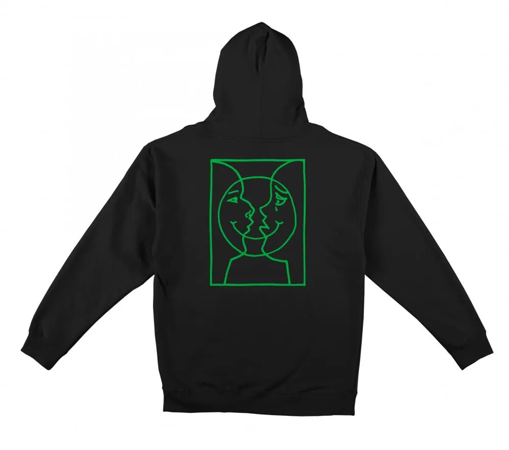 Moonsmile Raw Hoody (Black/Green)