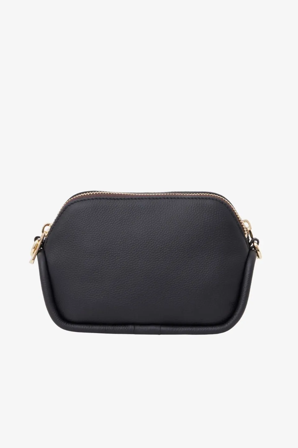 Odile Black Suede Side Crossbody Bag