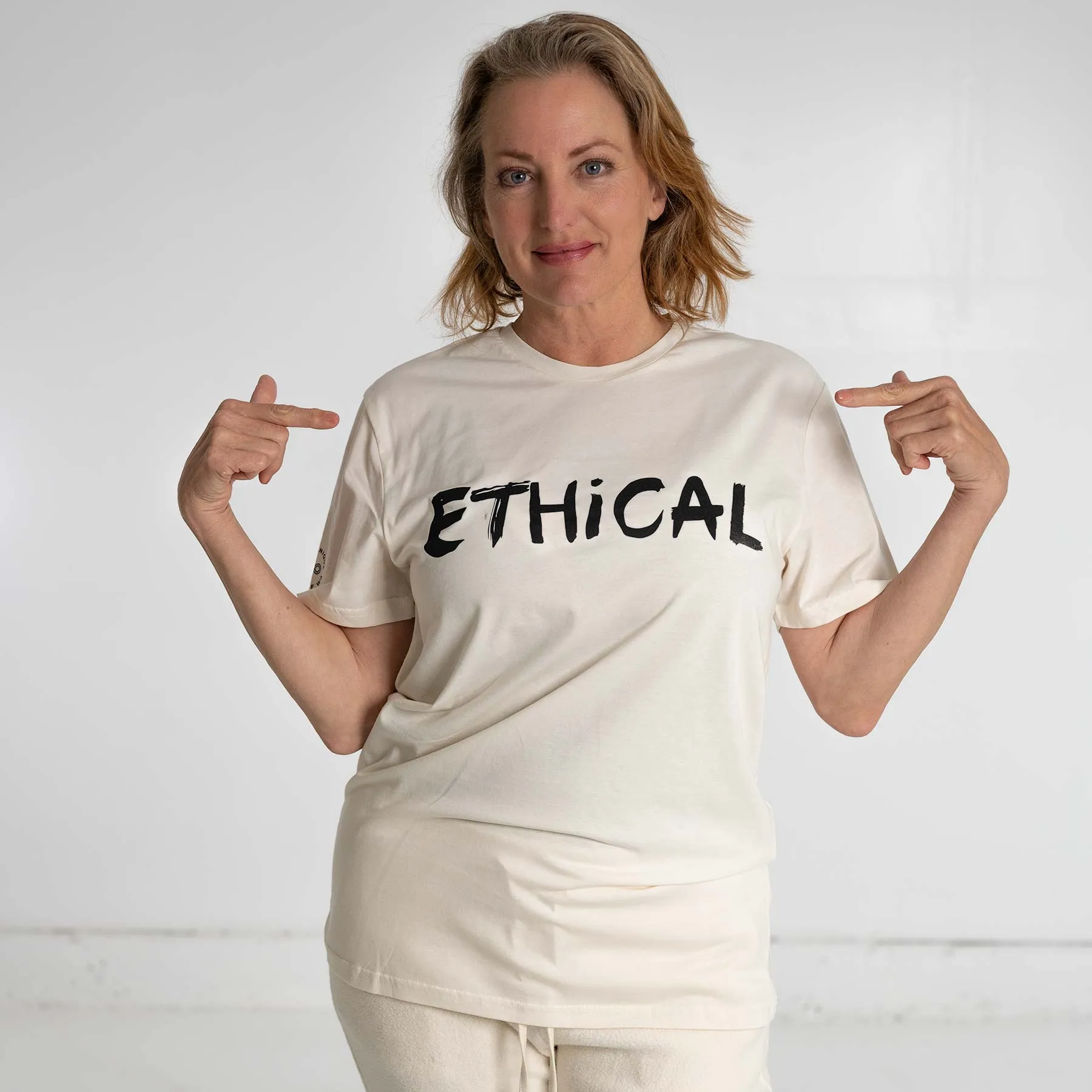 PUREVALLEY 100% Organic Prima Cotton T-Shirt - Eco-Printed: Ethical