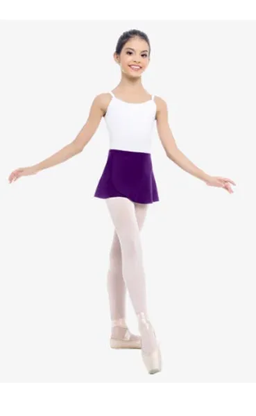 So Danca SL68 Lyonese Child Microfiber Wrap Ballet Skirt