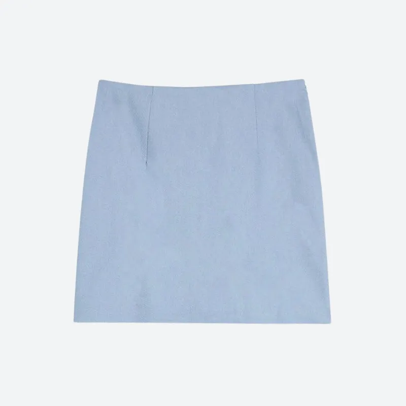 Soft Girl Cat Heart Mini Skirt