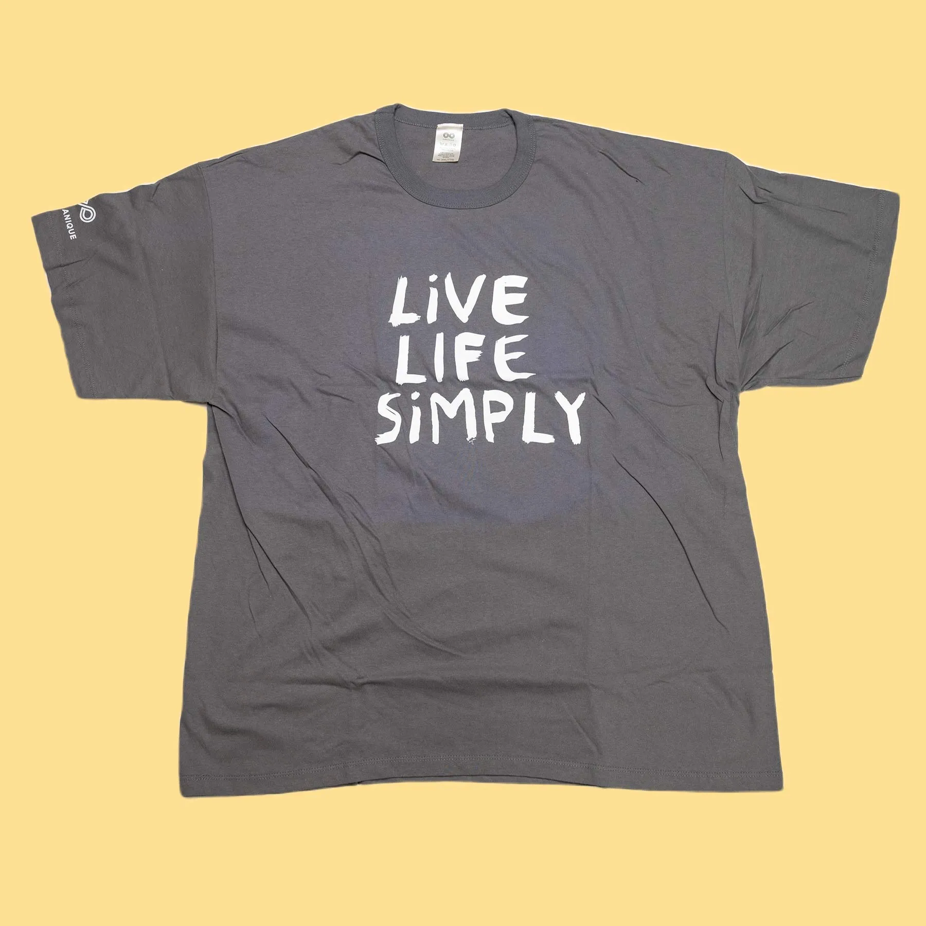 SONOMA Unisex Printed 100% Organic Cotton T-Shirt (Grown & Made in USA) (Non-Toxic Ink) (Live Life Simply)