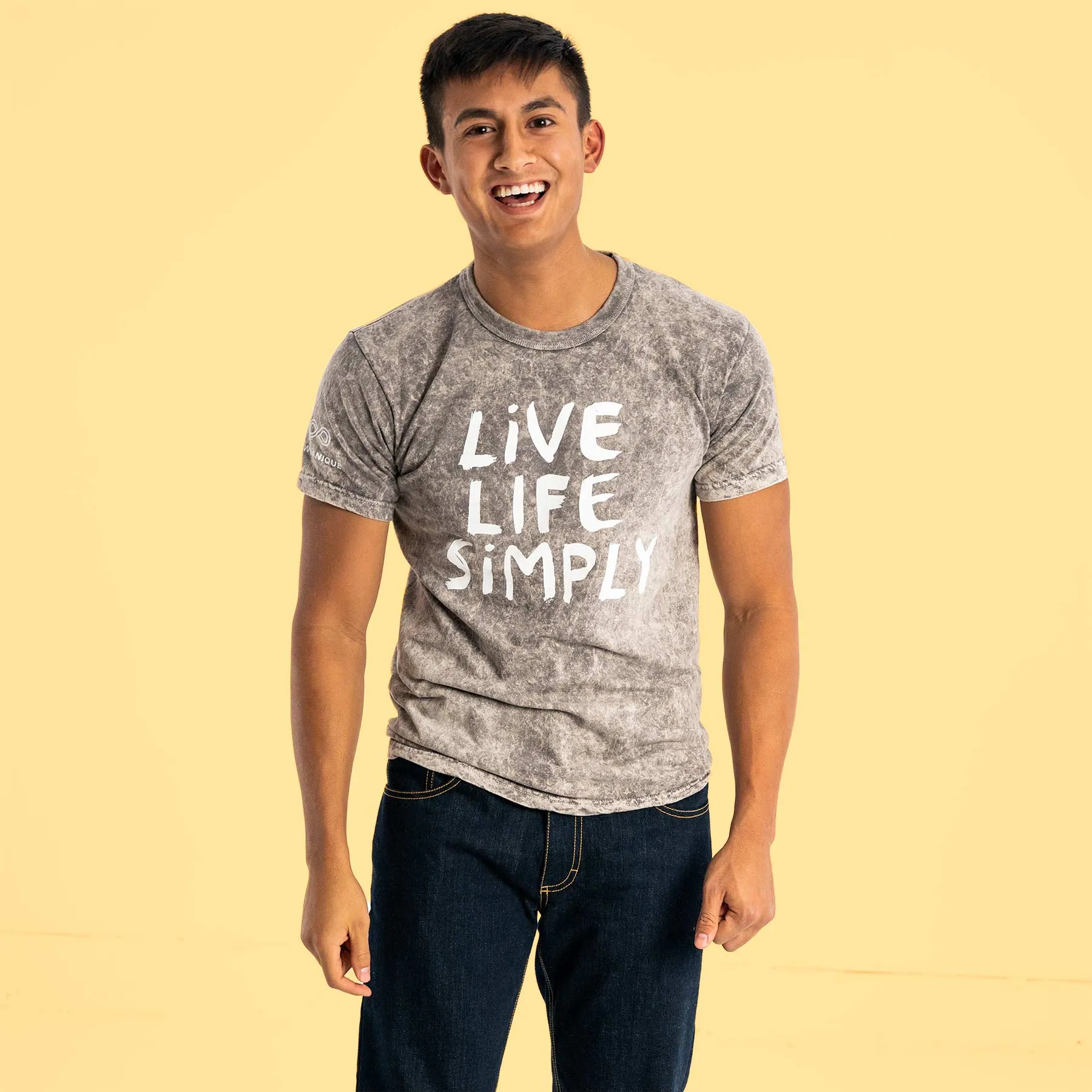 SONOMA Unisex Printed 100% Organic Cotton T-Shirt (Grown & Made in USA) (Non-Toxic Ink) (Live Life Simply)