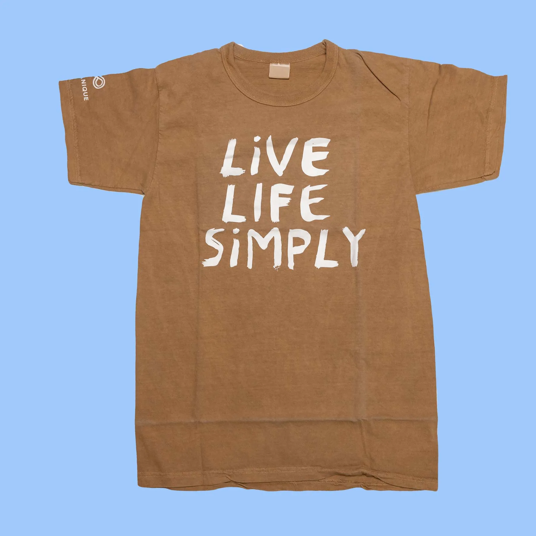 SONOMA Unisex Printed 100% Organic Cotton T-Shirt (Grown & Made in USA) (Non-Toxic Ink) (Live Life Simply)