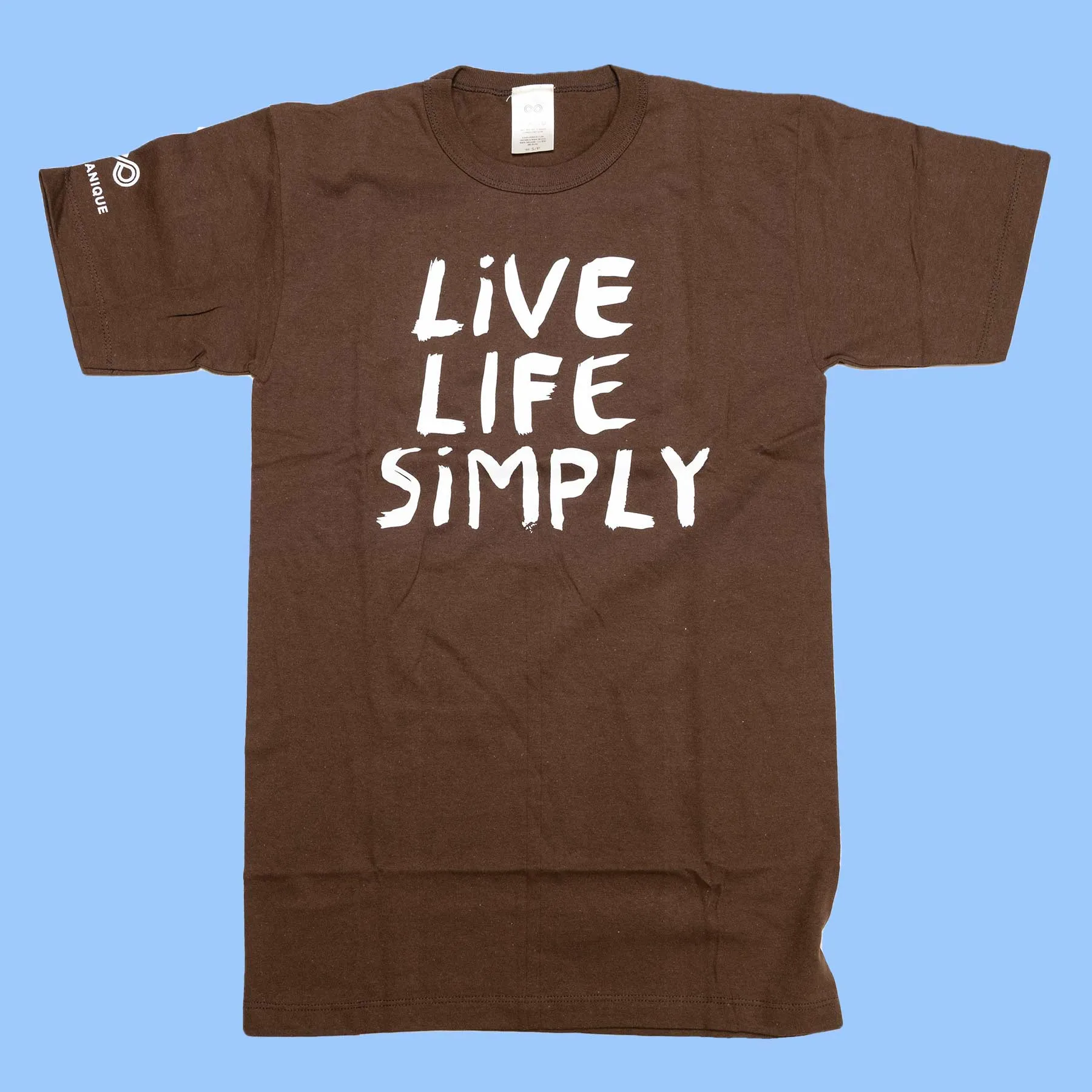 SONOMA Unisex Printed 100% Organic Cotton T-Shirt (Grown & Made in USA) (Non-Toxic Ink) (Live Life Simply)