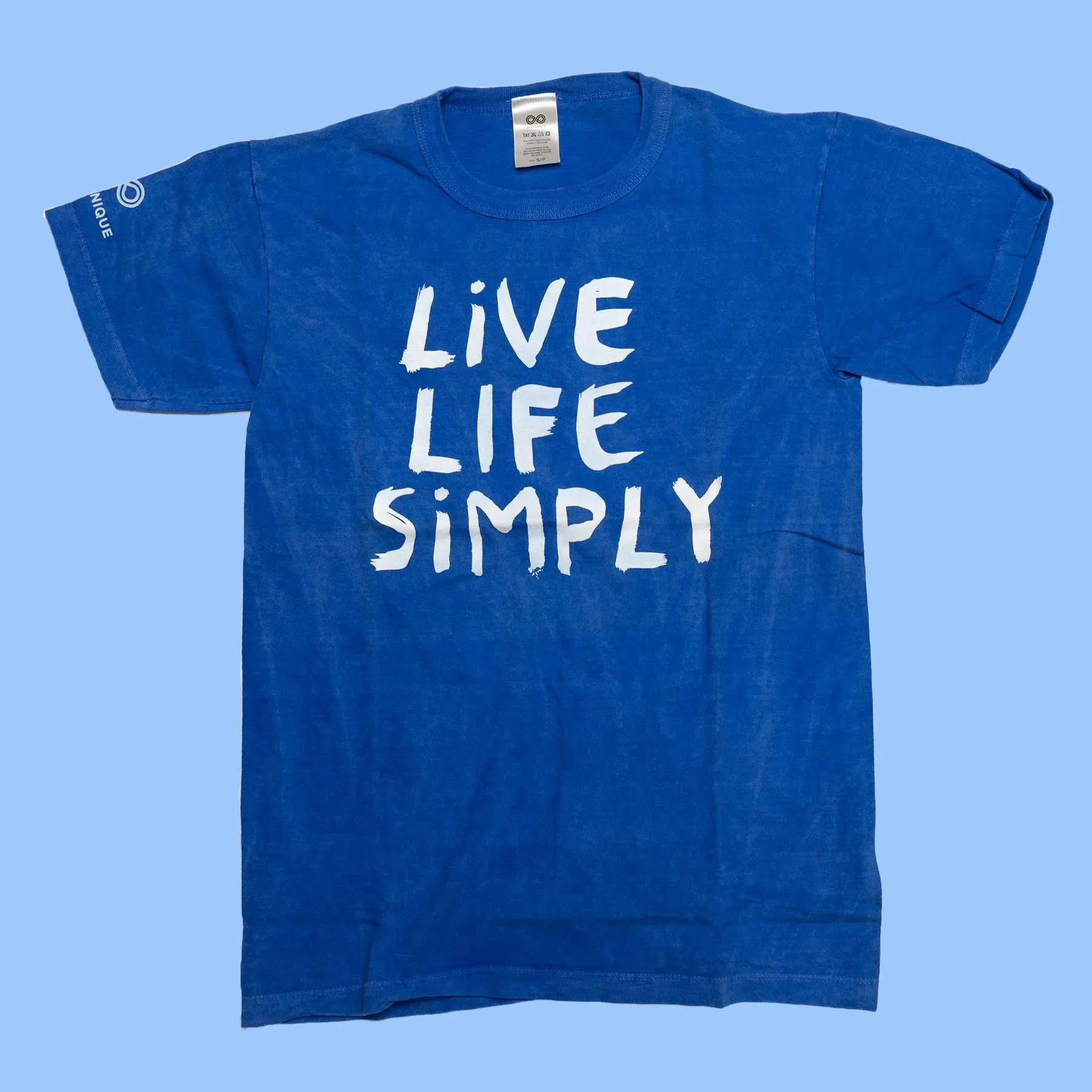 SONOMA Unisex Printed 100% Organic Cotton T-Shirt (Grown & Made in USA) (Non-Toxic Ink) (Live Life Simply)