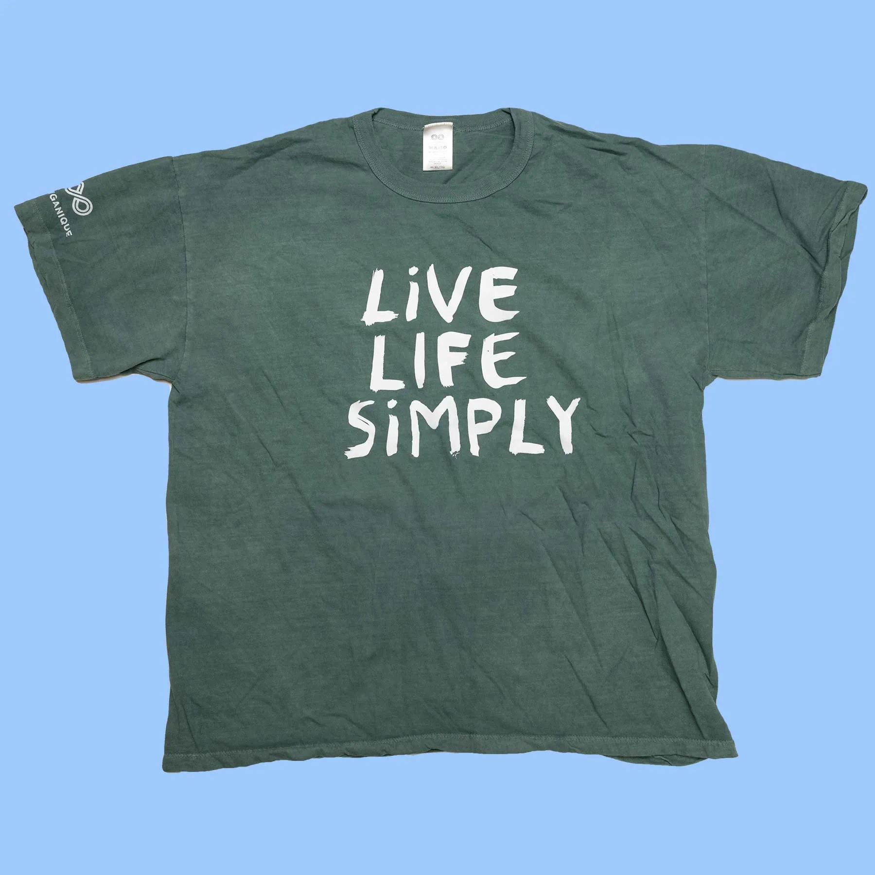 SONOMA Unisex Printed 100% Organic Cotton T-Shirt (Grown & Made in USA) (Non-Toxic Ink) (Live Life Simply)