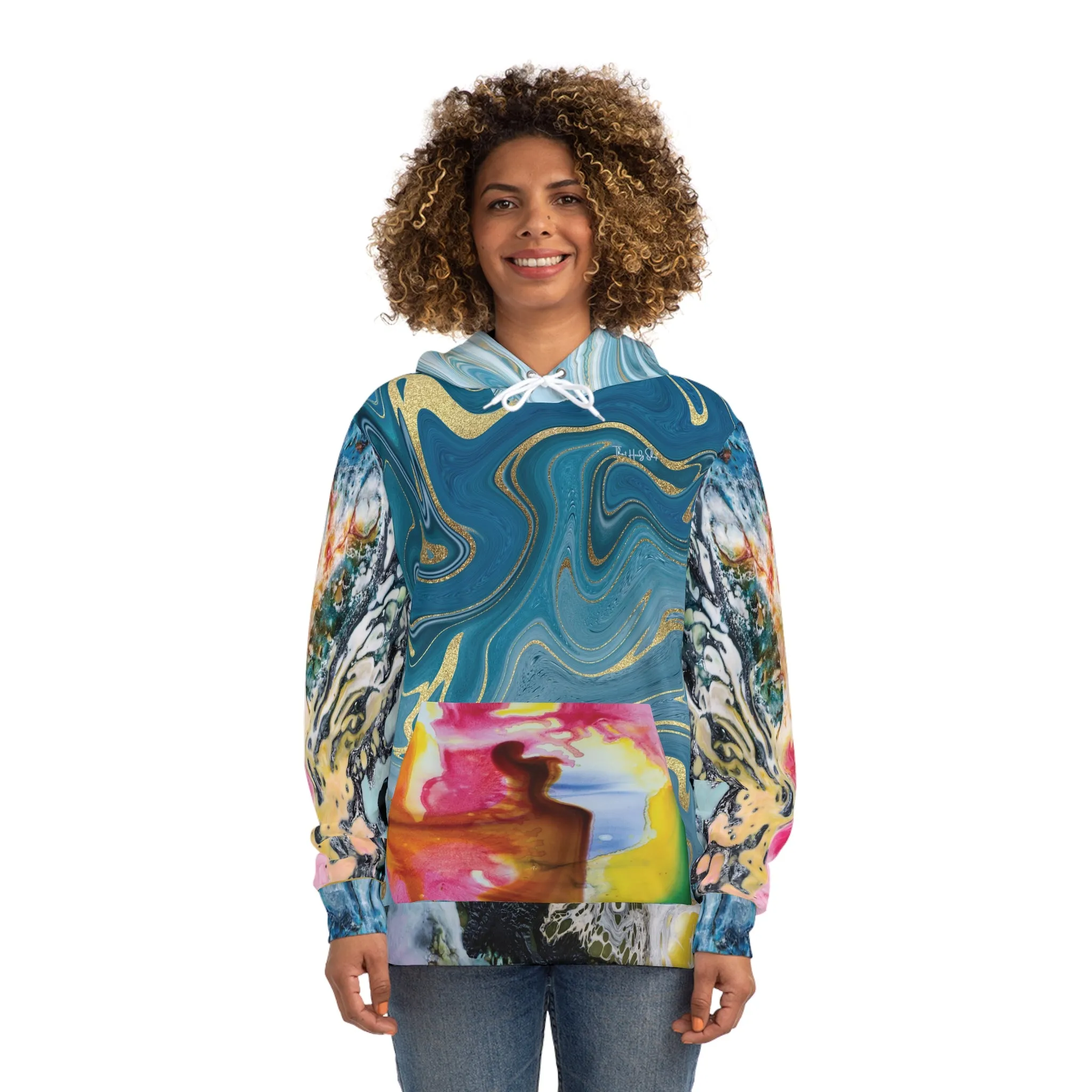 Tide Pool Fleece-Lined Unisex Hoodie