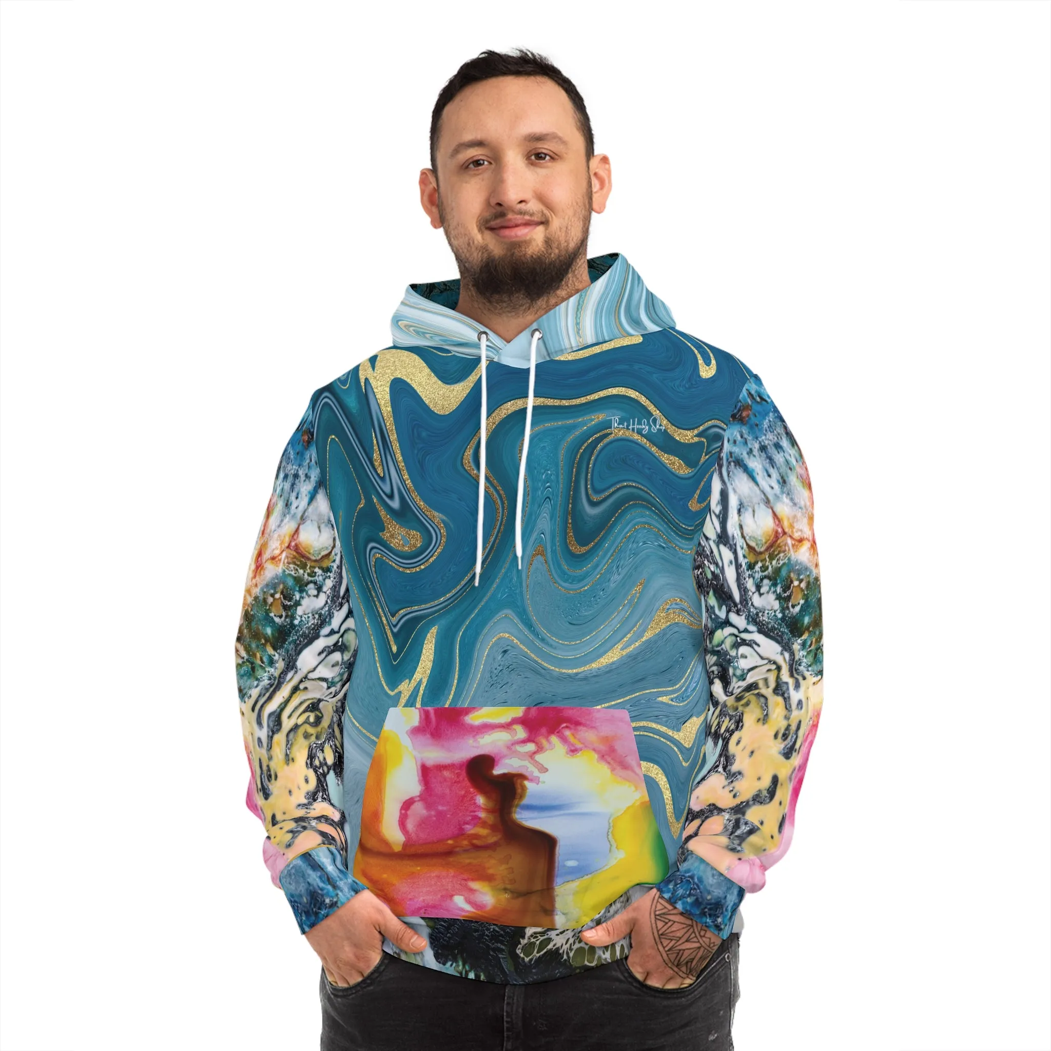 Tide Pool Fleece-Lined Unisex Hoodie