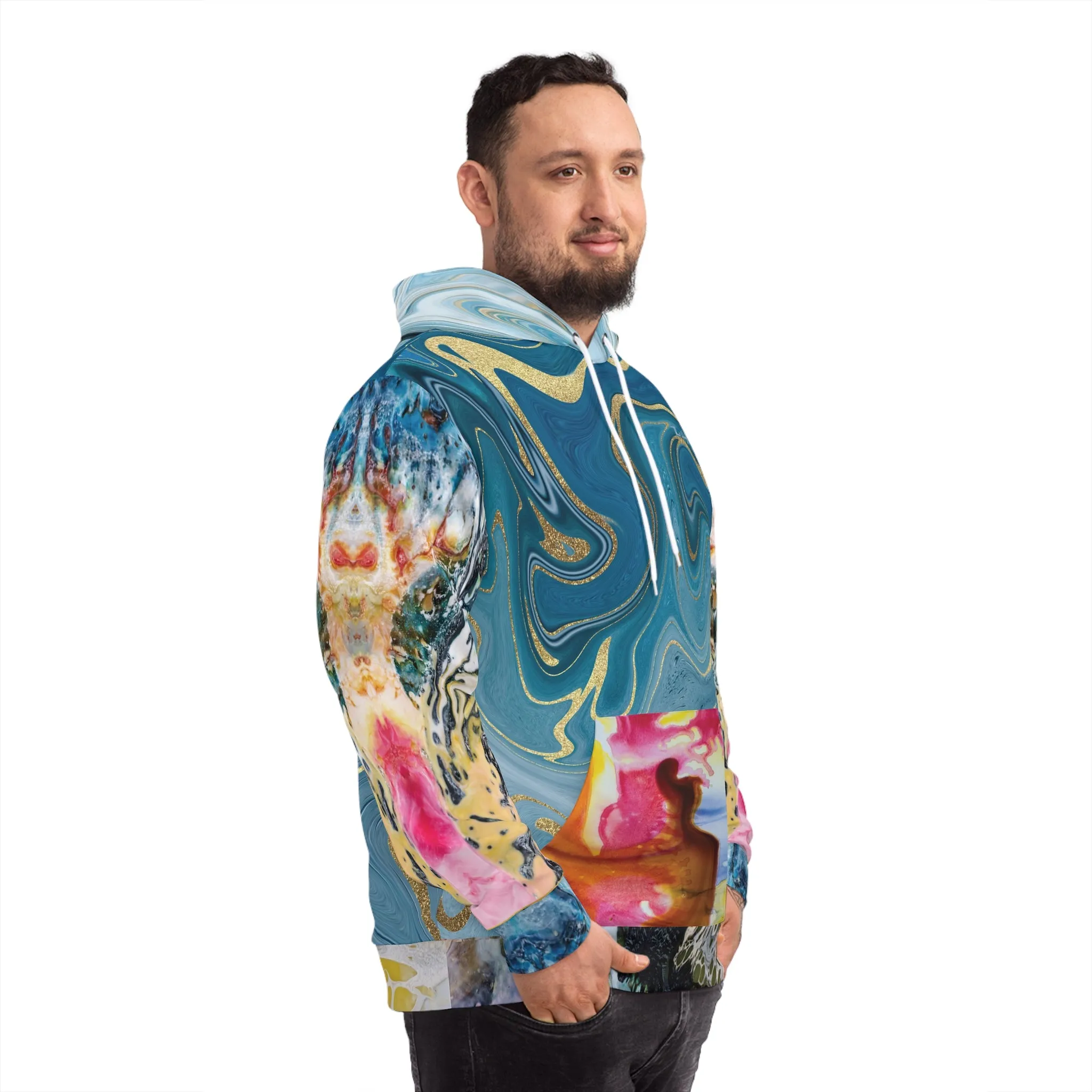 Tide Pool Fleece-Lined Unisex Hoodie