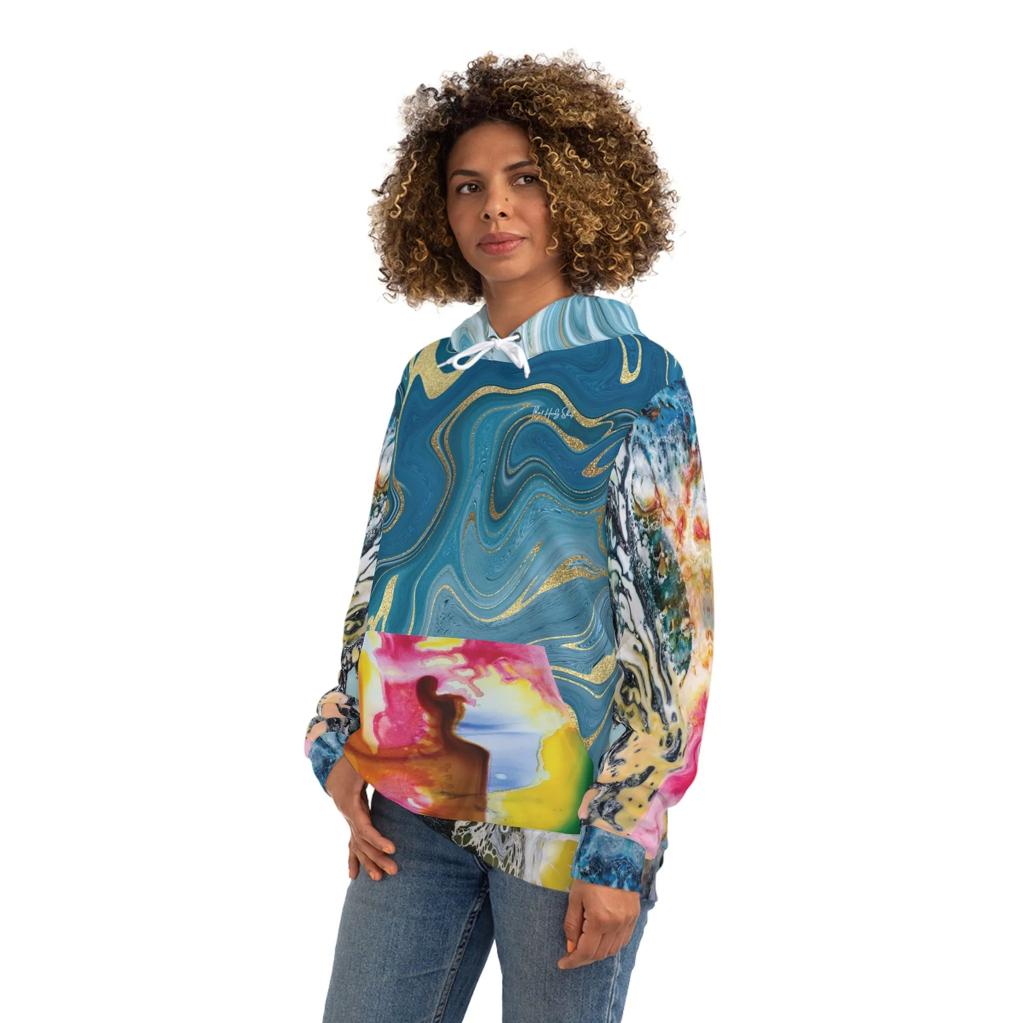 Tide Pool Fleece-Lined Unisex Hoodie