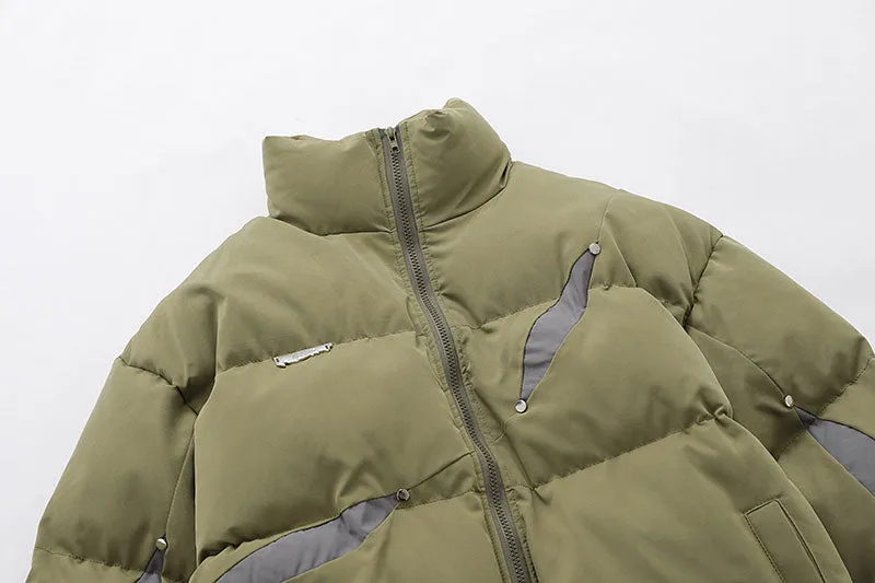 'Torn' Elemental Down Puffer Jacket