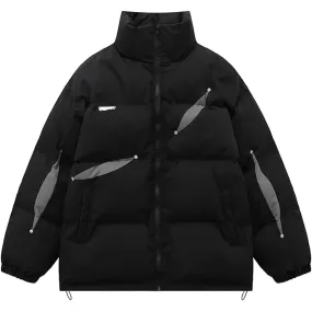 'Torn' Elemental Down Puffer Jacket