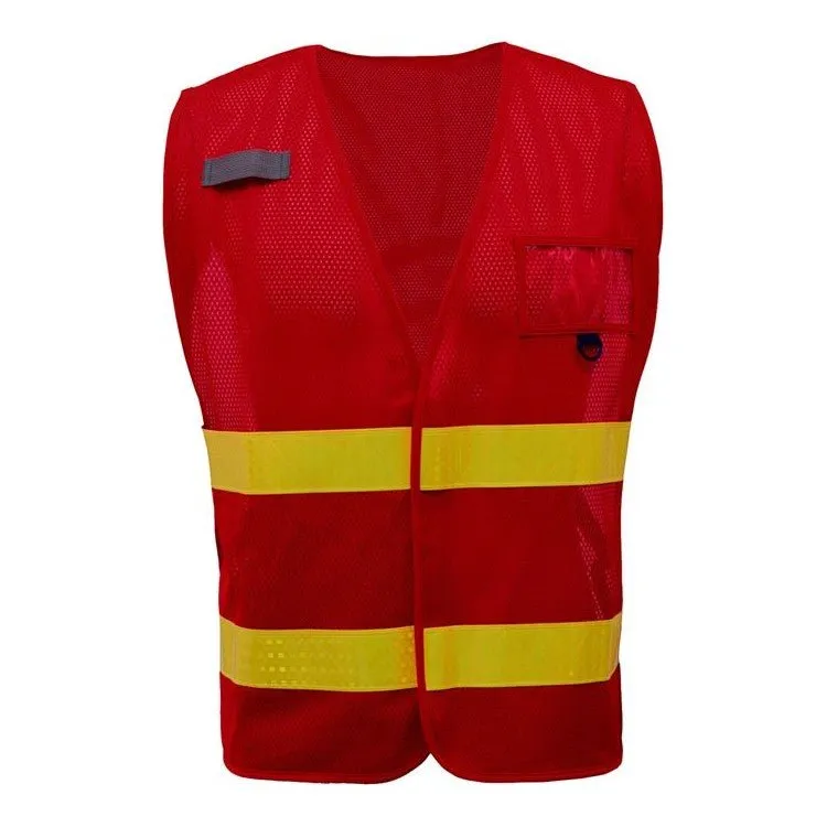 Worker Identification Vests in Various Colors (PK 5 Vests)