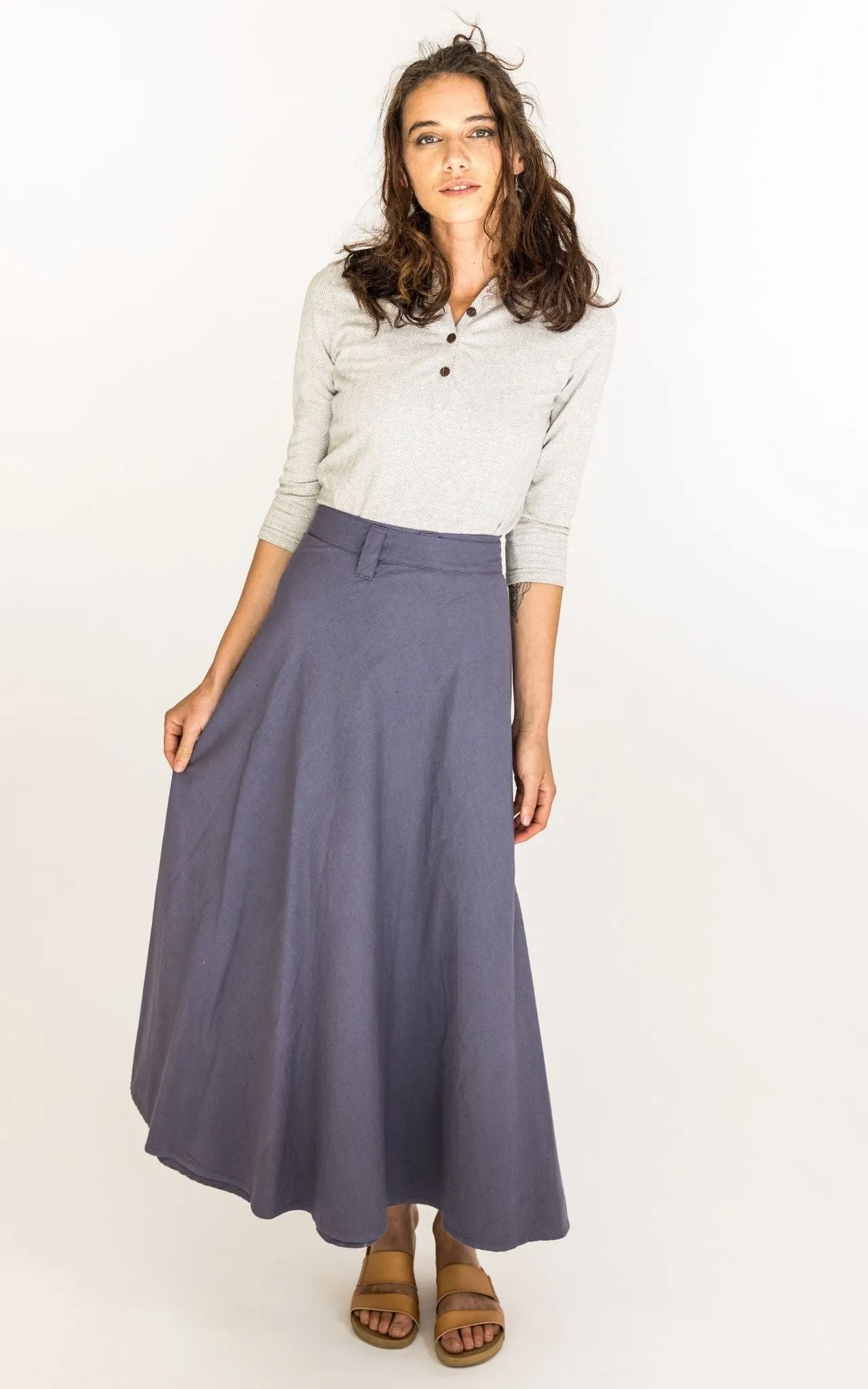 Wrap Skirt - Grey