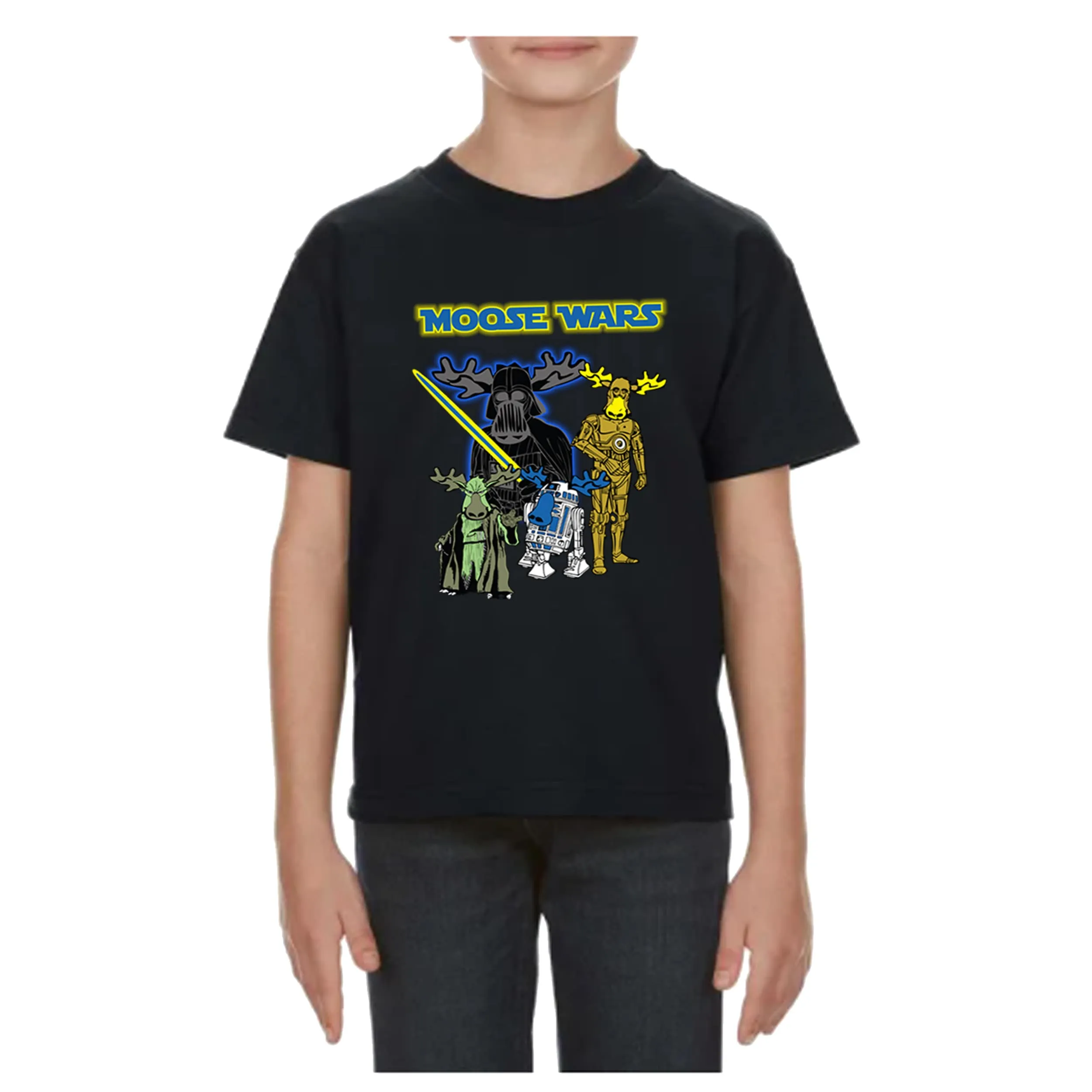 Youth T-shirts with Comic Designs. 100% Cotton